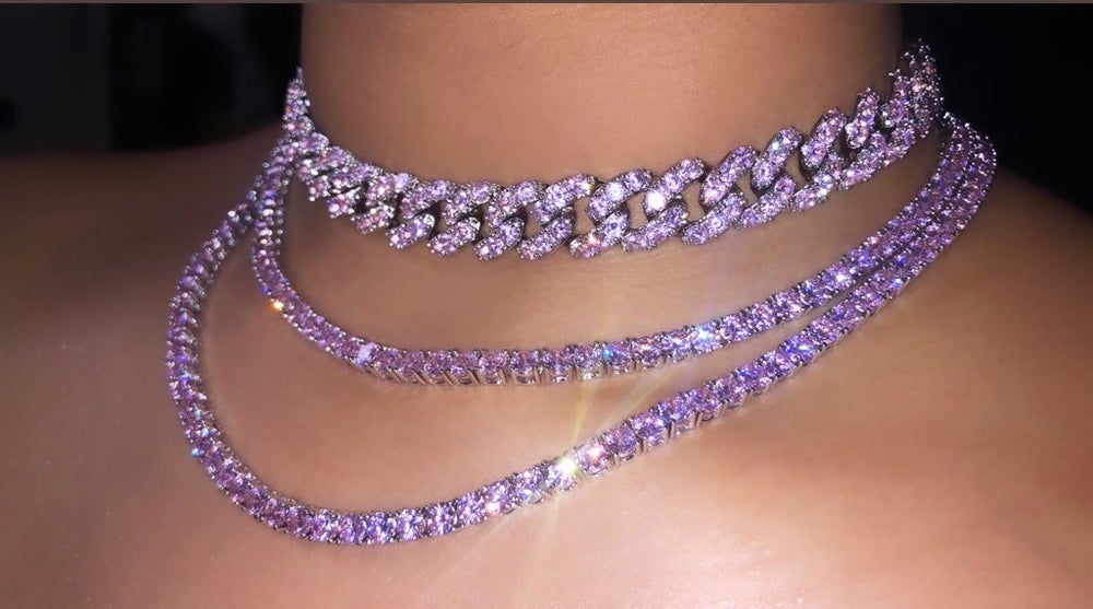 Pink Cuban Choker