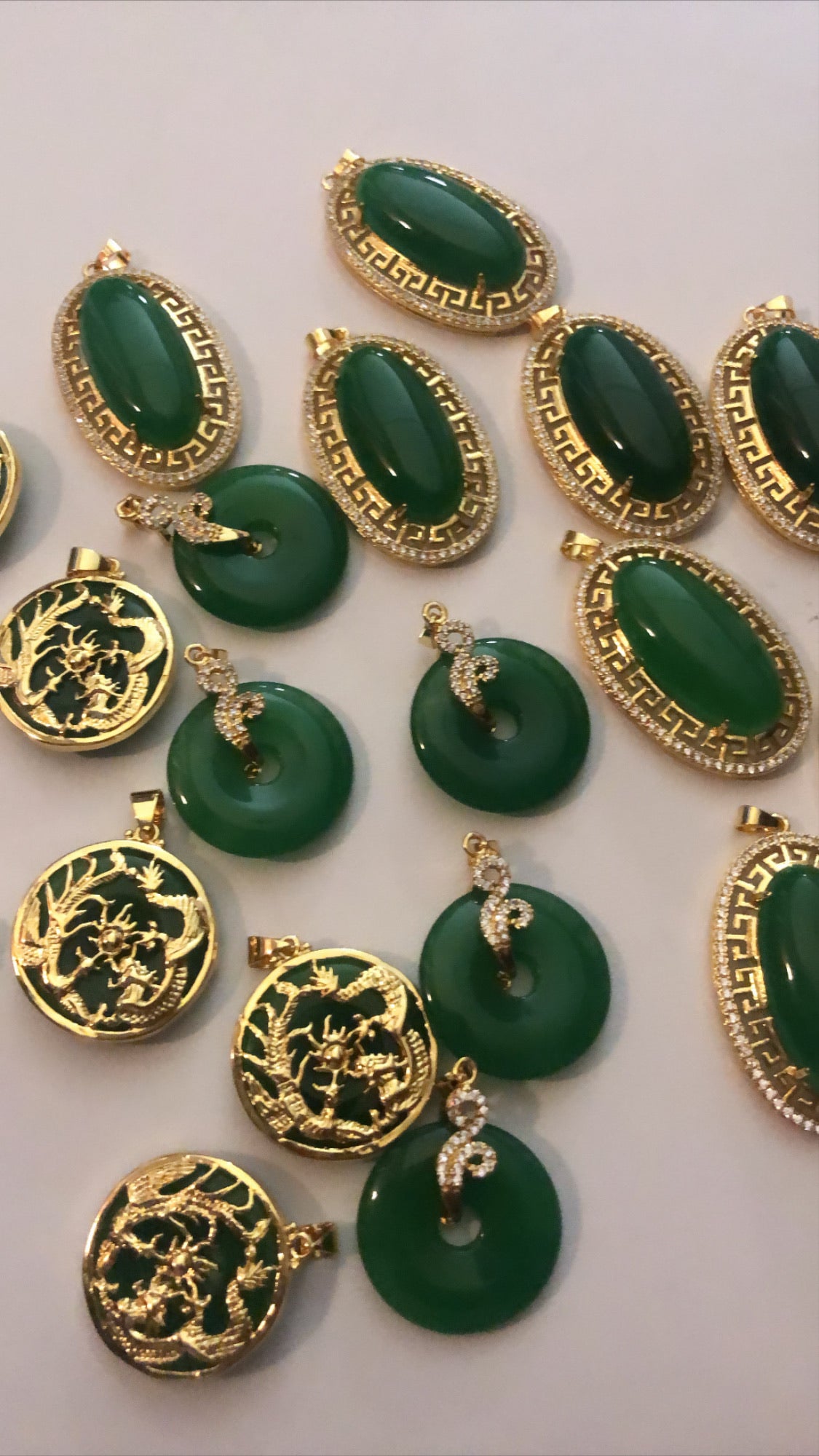 Oval Jade necklace