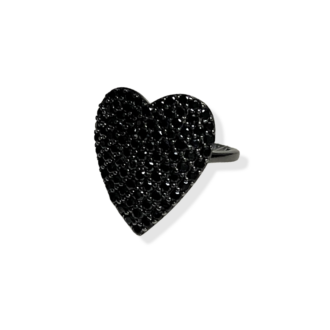 Black Heart Ring