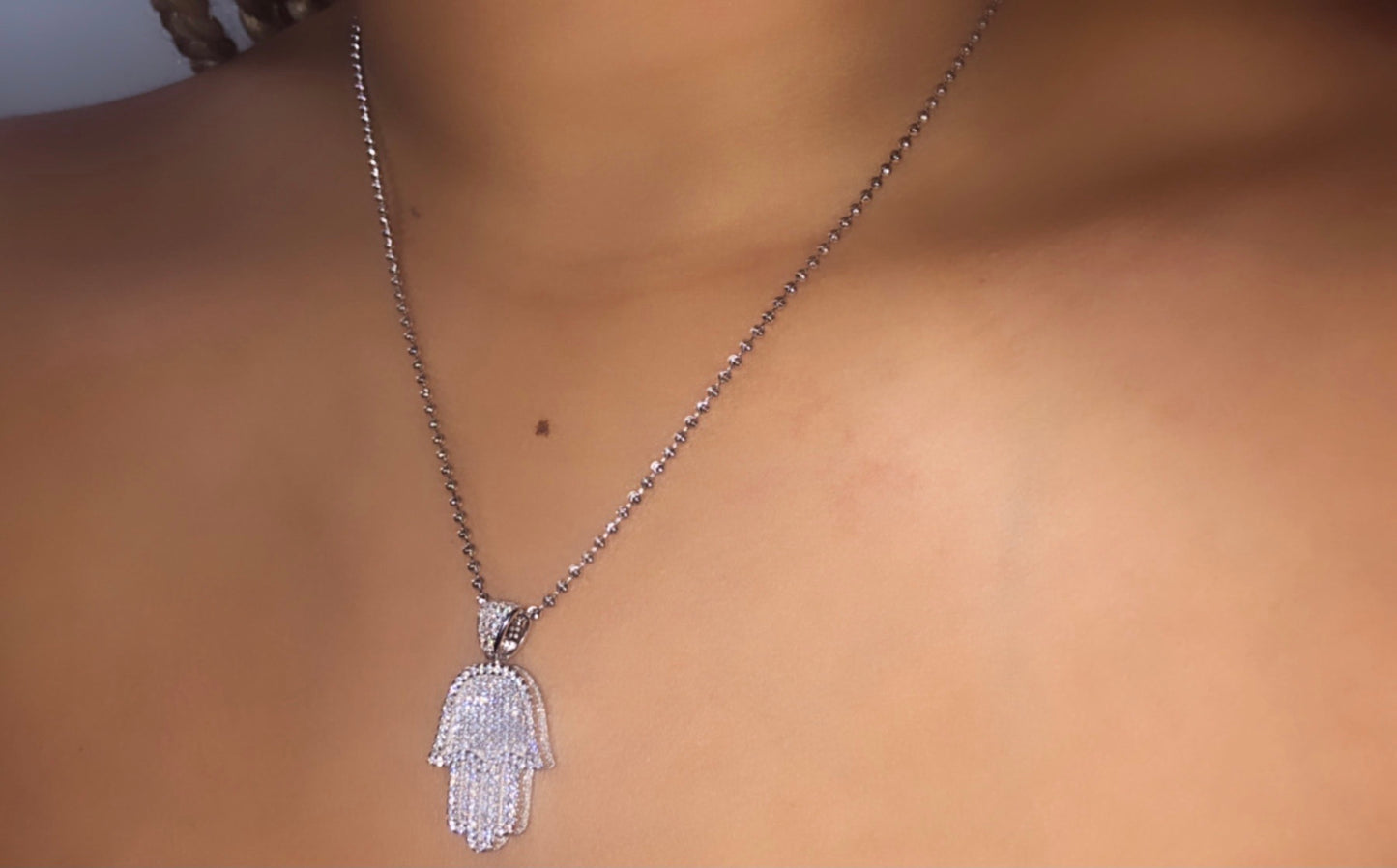 Diamond Hamsa Hand