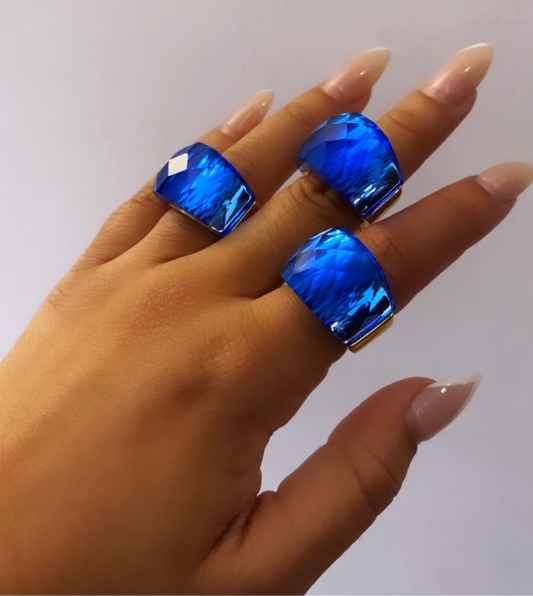 Royal Blue Jumbo Ring