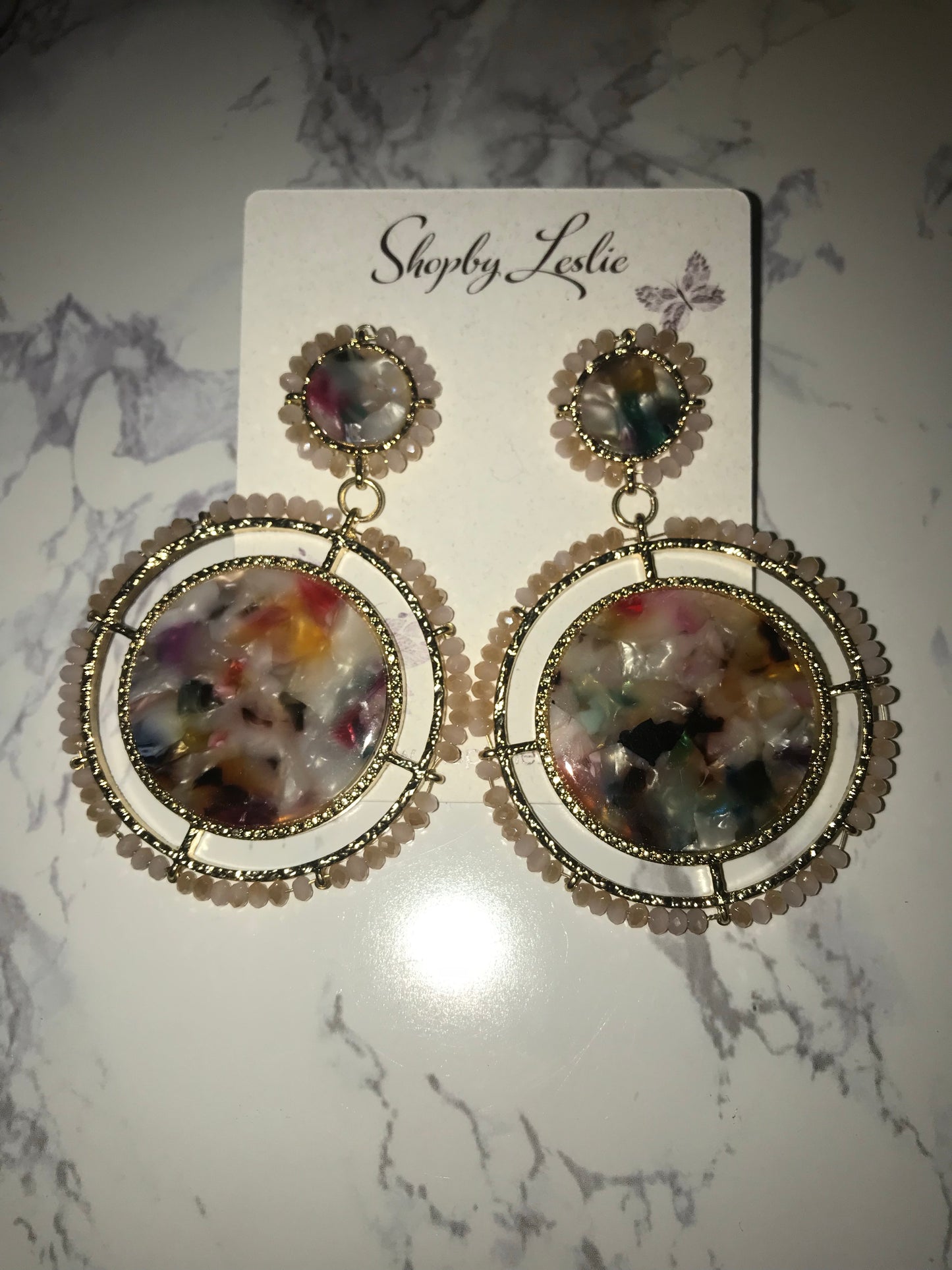 The Marble Earrings