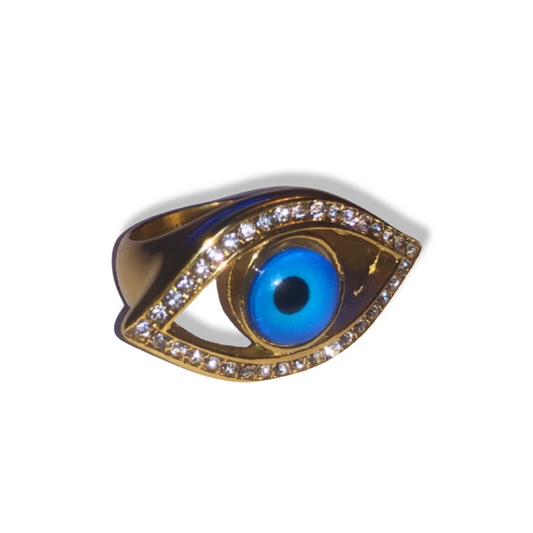 Blue Evil Eye Ring